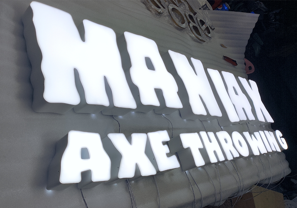 Rimless channel letters for Australia