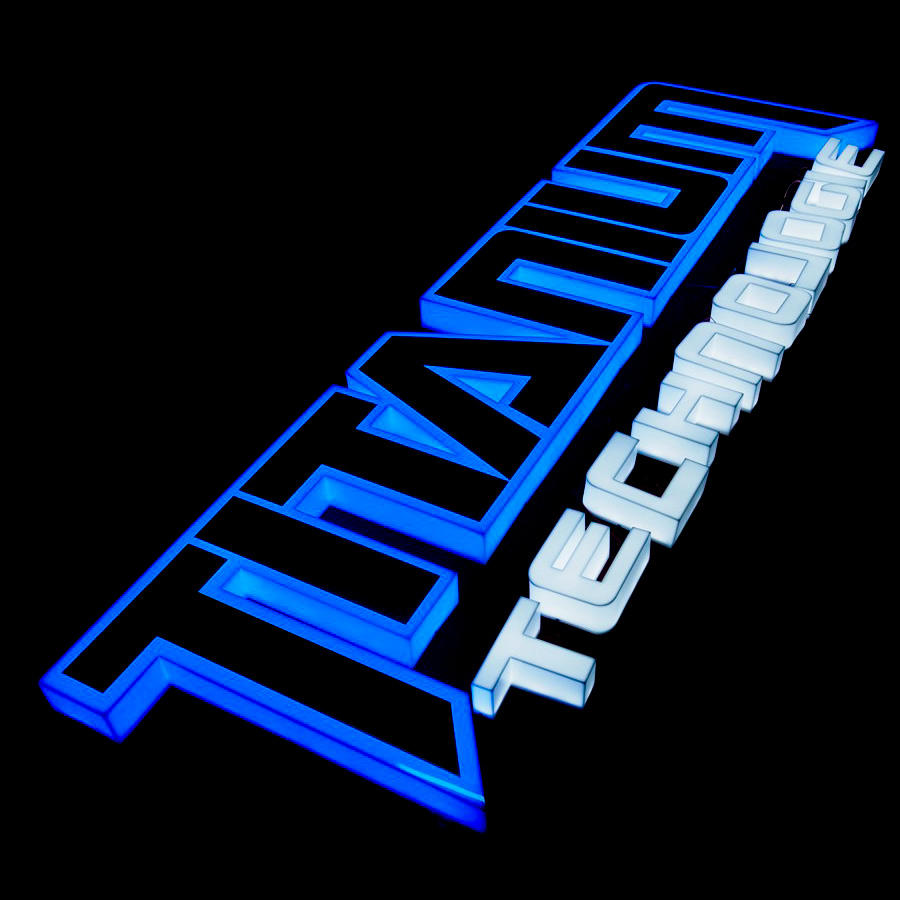 Acrylic full-lit letters