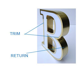 Trim Cap vs Trimless & Return Depth: Channel Letter RFQ Spec