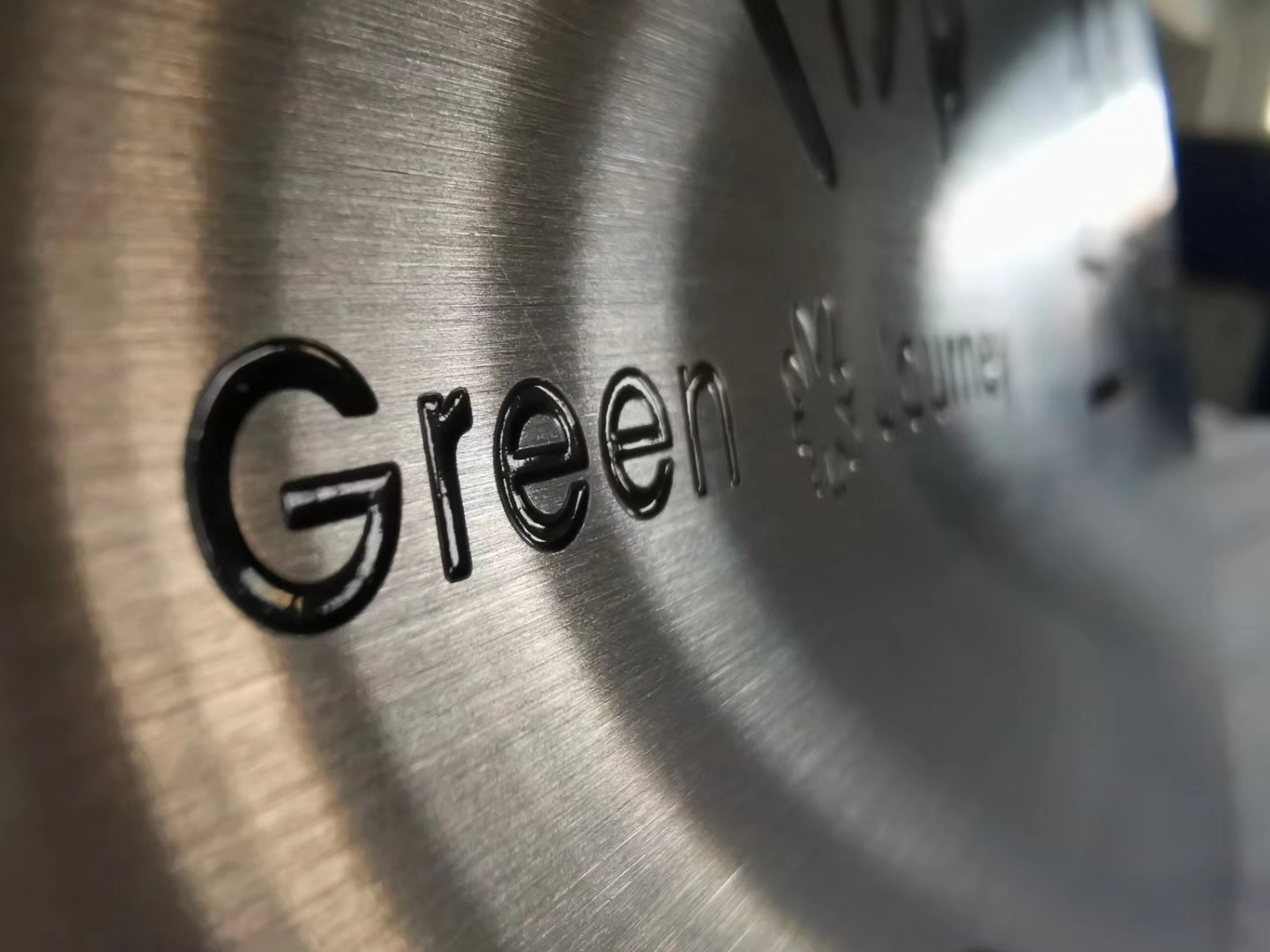 Etched + filled plaque
