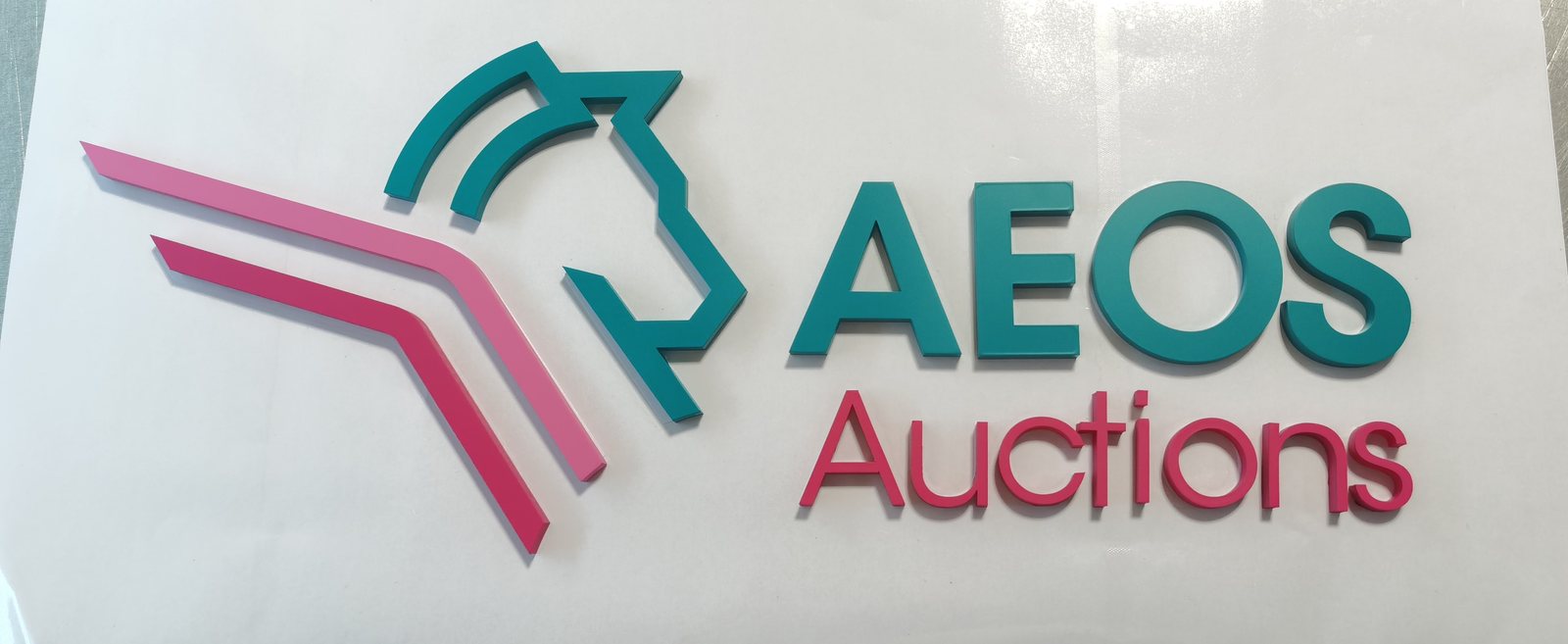 Painted Metal Letters