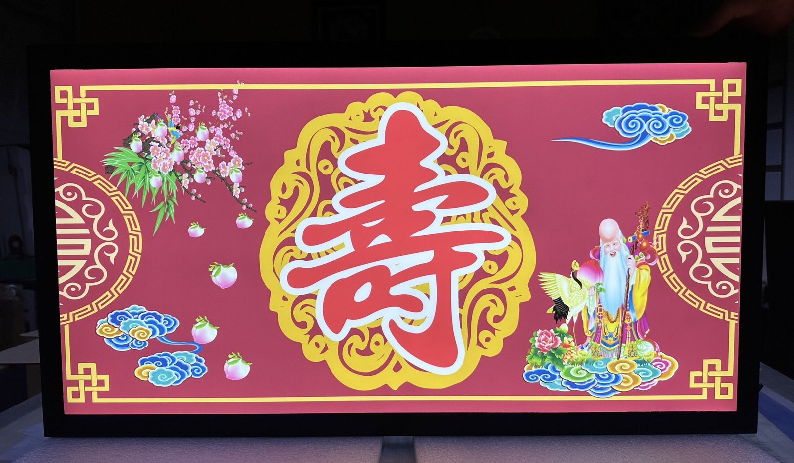 Shaped slim light box — custom outline