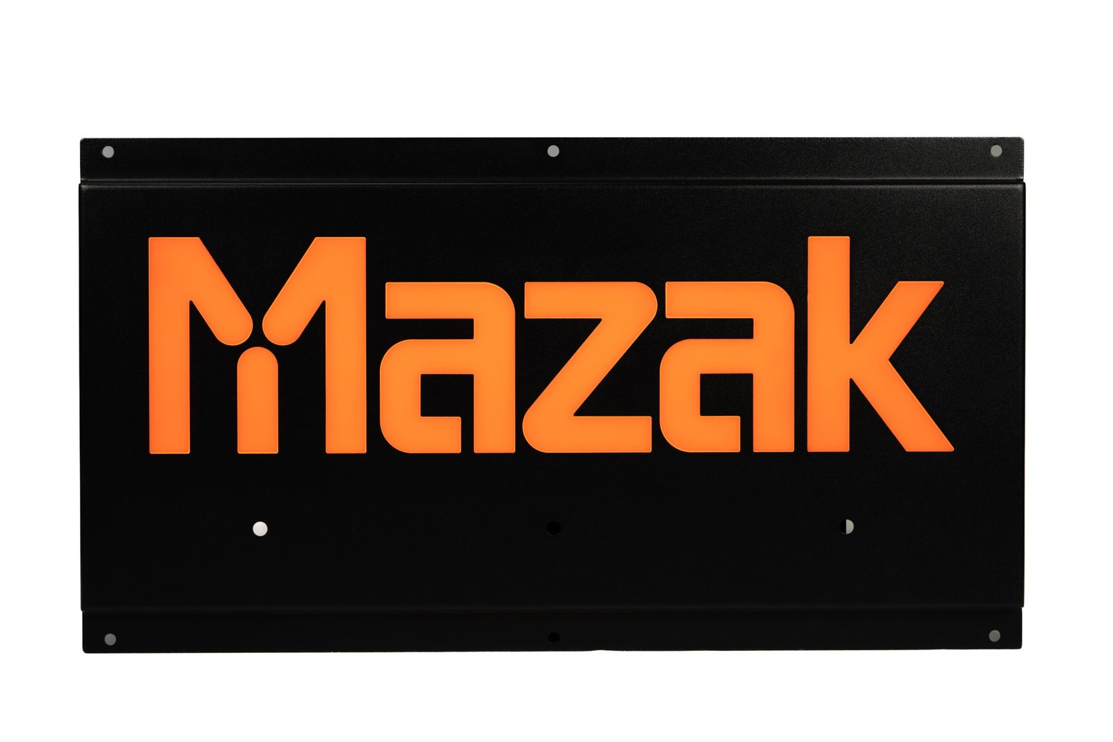 Mazak — machine nameplate