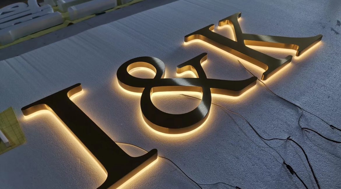 Precision-Crafted 304 Stainless Steel Backlit LED Reverse Channel Letters for Stunning Illuminated Signage缩略图