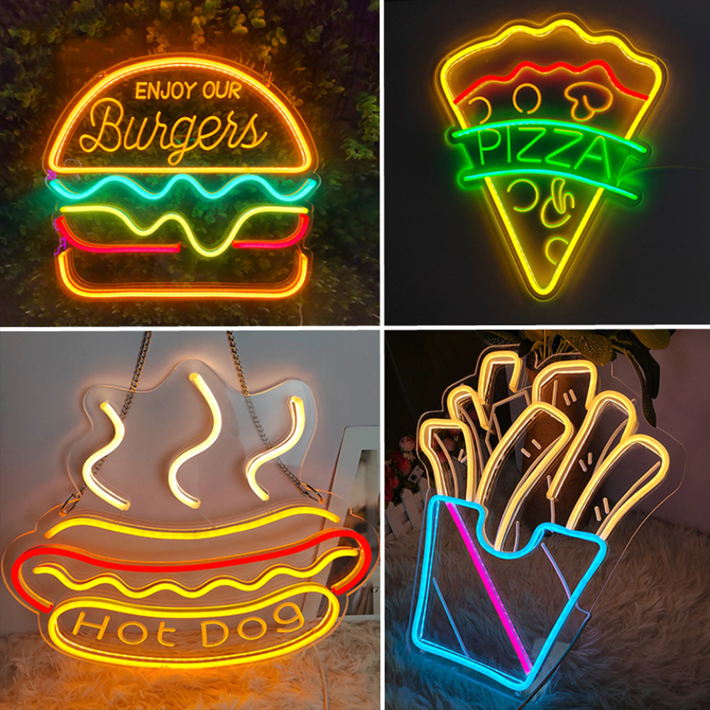 Using neon signs in a hamburger shop can offer several advantages插图3
