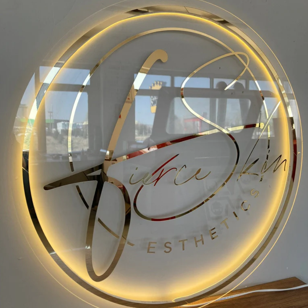 Illuminate Your Brand with Stunning Acrylic Halo Effect Signage插图1