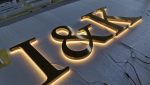 Electroplated Fabricated Stainless Steel Halo Light Letter Sign缩略图