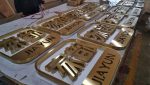 Halo Light 3D Letters with Horizontal Brushed Finish缩略图